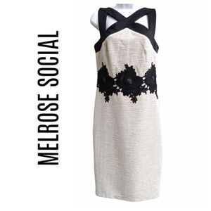 Melrose Social Dress Size 8 Sheath Sleeveless Cocktail New